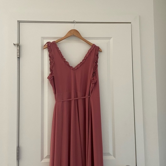 Lulu's Juliette Wrap Ruffle Maxi Dress - Picture 5 of 6